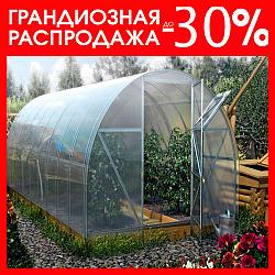 Теплица Сибирская XXL (Титан) (труба 40*20, шаг 1 м) 4 метра