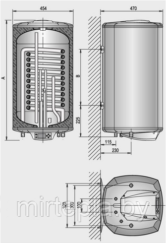 Elektromet NORDIC AQUA 140 Бойлер косвенного нагрева - фото 4 - id-p91380126