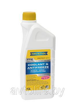 Антифриз Ravenol TTC Concentrate желтый концентрат C11 1.5л - фото 1 - id-p4436994