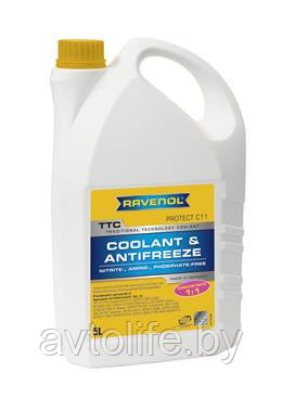 Антифриз Ravenol TTC Concentrate желтый концентрат C11+ 5л