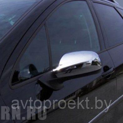Хромированные накладки на зеркала Peugeot 407 - фото 1 - id-p91395547