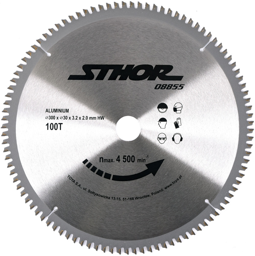 Диск пильный по алюминию  300/30/3,2мм 100Т ''Sthor" 08855