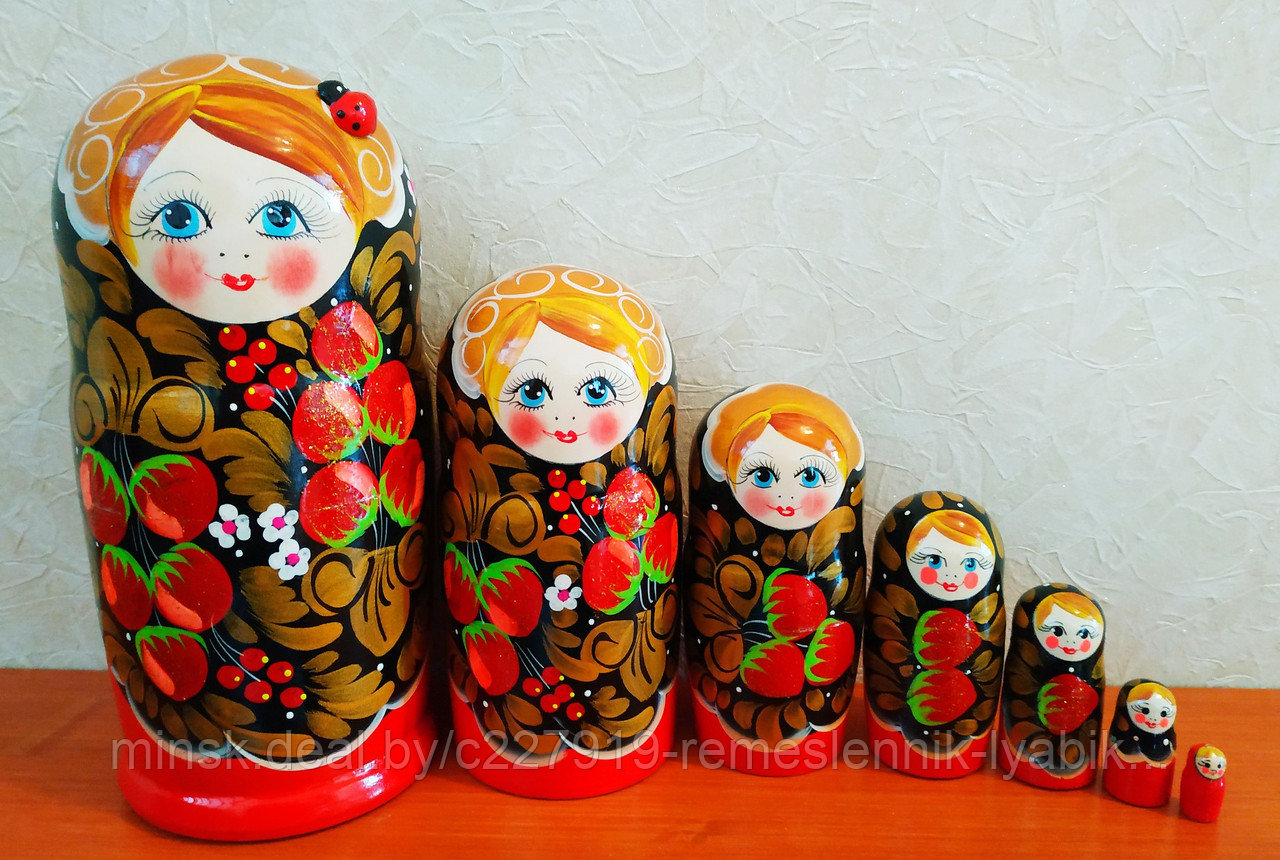 Матрёшка на 7 частей! Ручной работы!