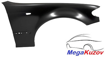 Крыло BMW 3 е46 2001-2005/БМВ 3 е46 переднее правое (МЕТАЛЛ) седан, универсал ORAN