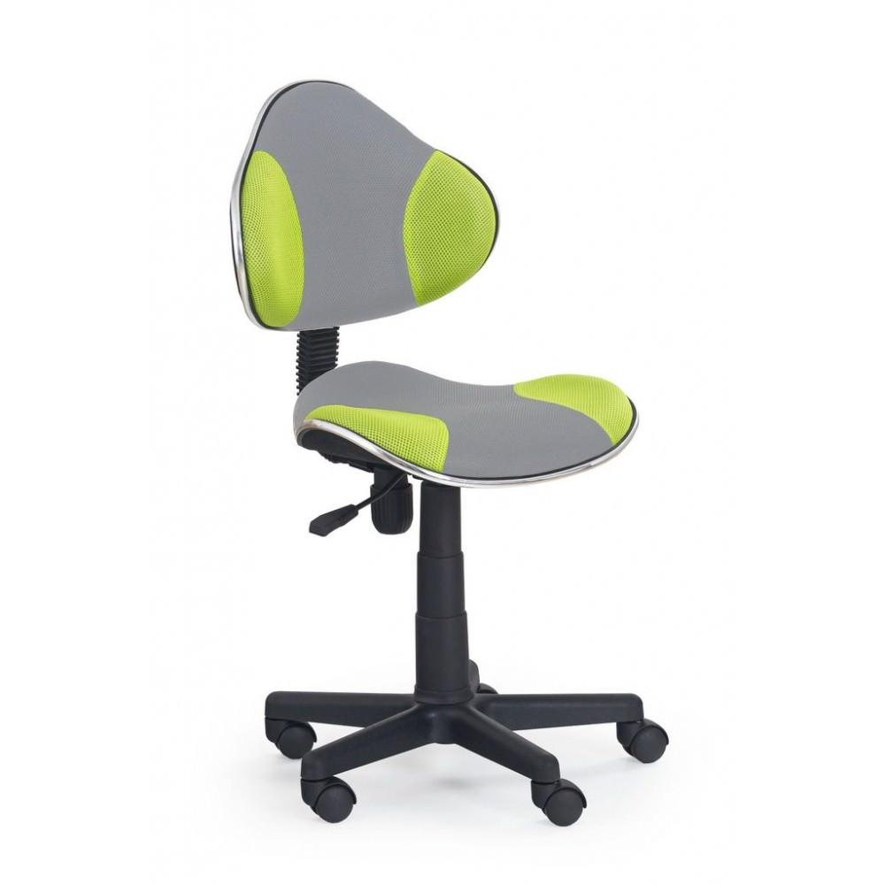Кресло компьютерное Halmar FLASH 2 (серо-зеленый)
