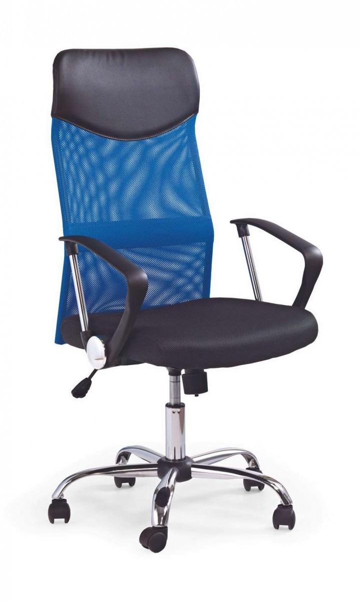 Кресло компьютерное Halmar VIRE (черно-синий)