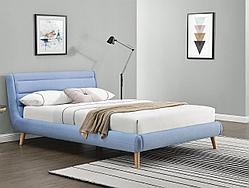 Кровать Halmar ELANDA (синий) 160/200