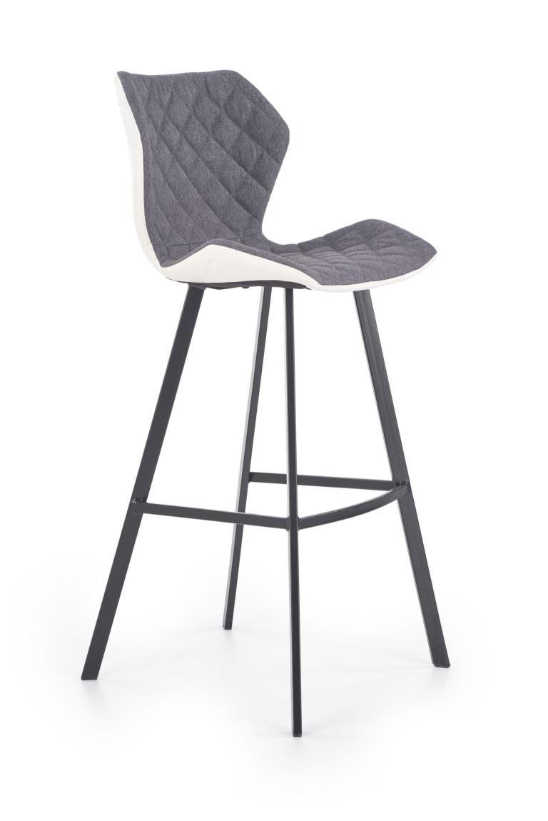 Барный стул Halmar H83 (белый/серый), фото 1