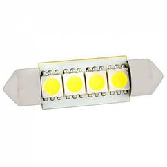 Автолампа светодиодная 4 smd led C10W