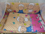 Комплект постельного белья в кроватку "Люкс", 3 предмета, ТМ Баю-Бай, фото 2