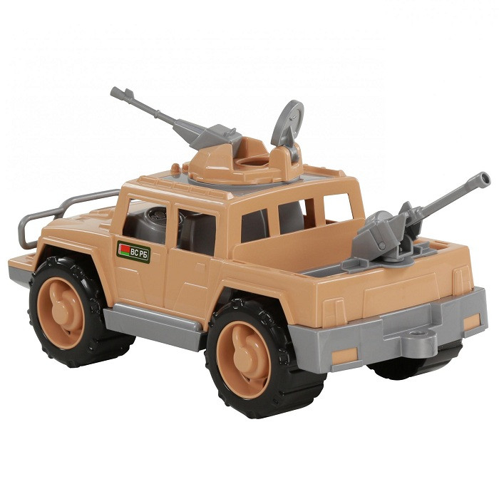 Автомобиль игрушечный Полесье Защитник военный с пулемётами арт.63403 - фото 4 - id-p91471646