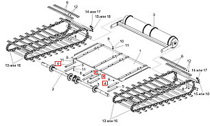 Накладка (L=29,5см ) КЗК-12-1810003-01