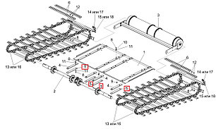 Накладка (L=27 см) КЗК-12-1810003-02