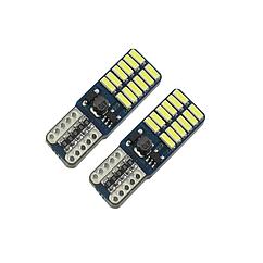 Автолампа светодиодная 24 smd led W5W canbus