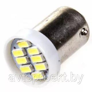 Автолампа светодиодная 8 smd led T4W