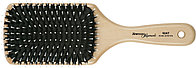 Щетка массажная для волос HERCULES деревянная светлая щетина+нейлон широкая, фото 1