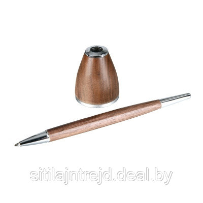 Ручка шариковая "Vojager" с подставкой, дерево - фото 1 - id-p4443501