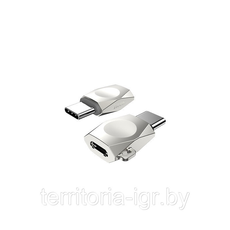 Адаптер A-USB - USB-B OTG UA8 Hoco - фото 2 - id-p91506743