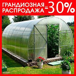 Теплица Сибирская XXL (Титан) (труба 40*20, шаг 0.67 м) 4 метра