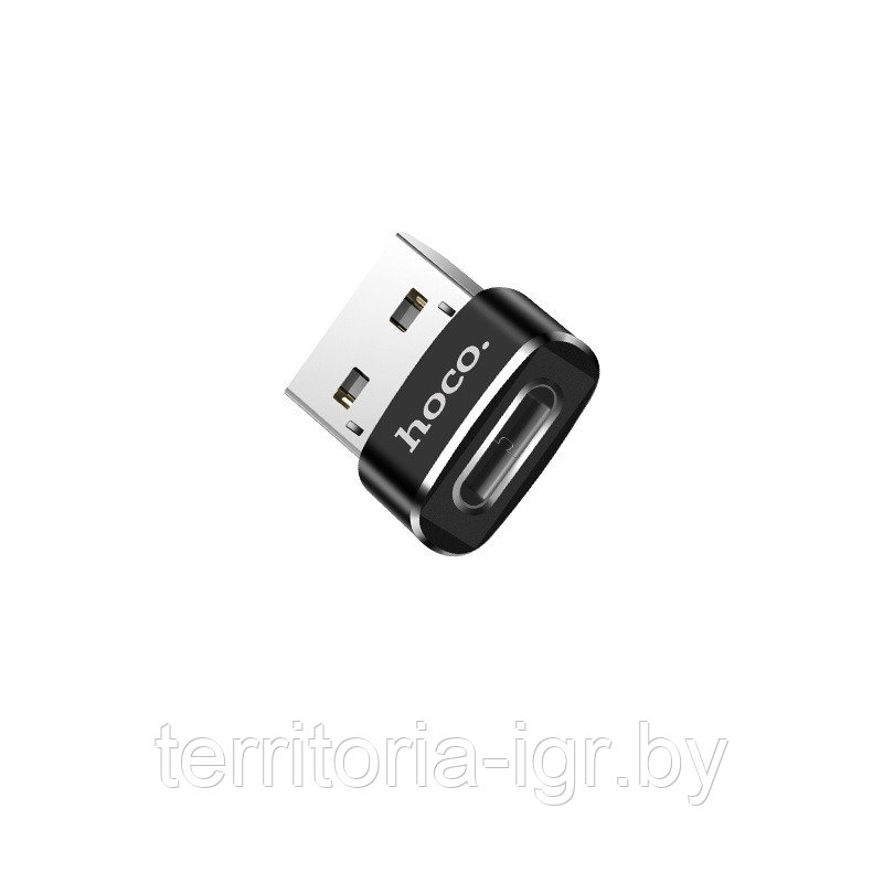 Адаптер A-USB - Type-C OTG UA6 Hoco - фото 2 - id-p91506877