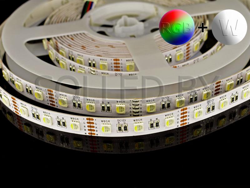 Светодиодная лента SMD 5050 60LED 20W 12V IP20(33) RGB+W - фото 1 - id-p91506871