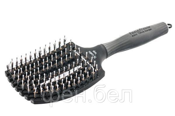 Щетка массажная для волос Olivia Garden FingerBrush FB Comba large изогнутая широкая COMBO - фото 1 - id-p91508882