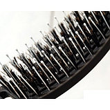 Щетка массажная для волос Olivia Garden FingerBrush FB Comba large изогнутая широкая COMBO, фото 3