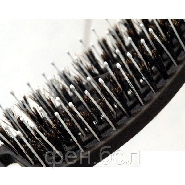 Щетка массажная для волос Olivia Garden FingerBrush FB Comba medium изогнутая средняя COMBO - фото 2 - id-p91508918