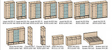 Шкаф-купе ЛМ-002-12Ш 1,2м фабрики Интерлиния, фото 3