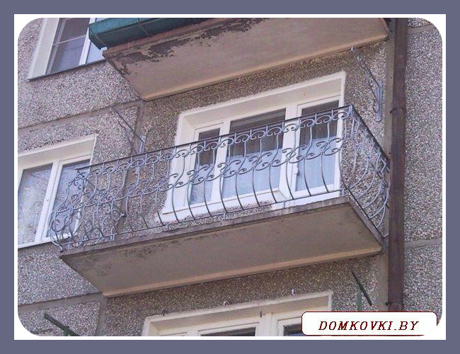 Ковка на балкон ажурная модель9 - фото 1 - id-p4141916