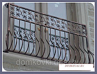 Ограждения балконов с элементами ковки Перило, ограждение лестничное французский стиль модель 32