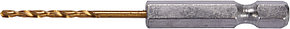 Сверло по металлу HSS-TIN 2,0 мм с хвостовиком HEX ( 1 шт.) "Yato"YT-44751, фото 2