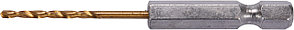 Сверло по металлу HSS-TIN 2,0 мм с хвостовиком HEX ( 1 шт.) "Yato"YT-44751