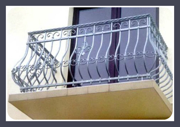 Ковка балконов, балконное ограждение кованое модель 51
