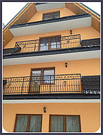Производим кованые балконные ограждения металлические модель 53