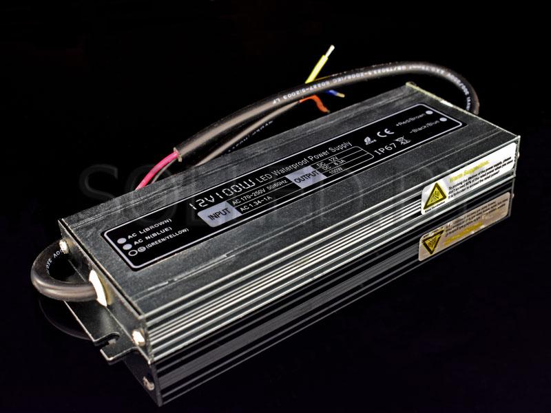 Блок питания 100W 12V IP67 компактный