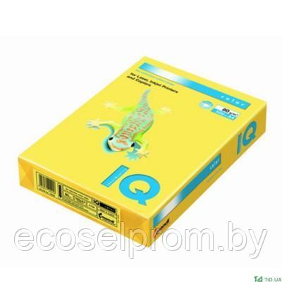 NEOGB Бумага цветная IQ COLOR, неон желтый, 80 г/м2, А4, 500 л