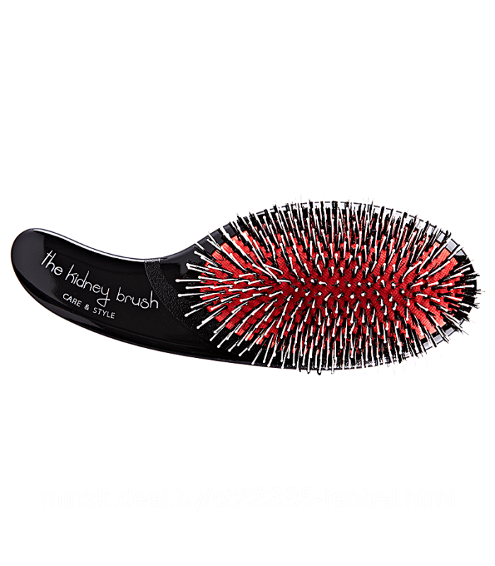 Щетка массажная для волос Olivia Garden the kidney brush CARE&STYLE RED