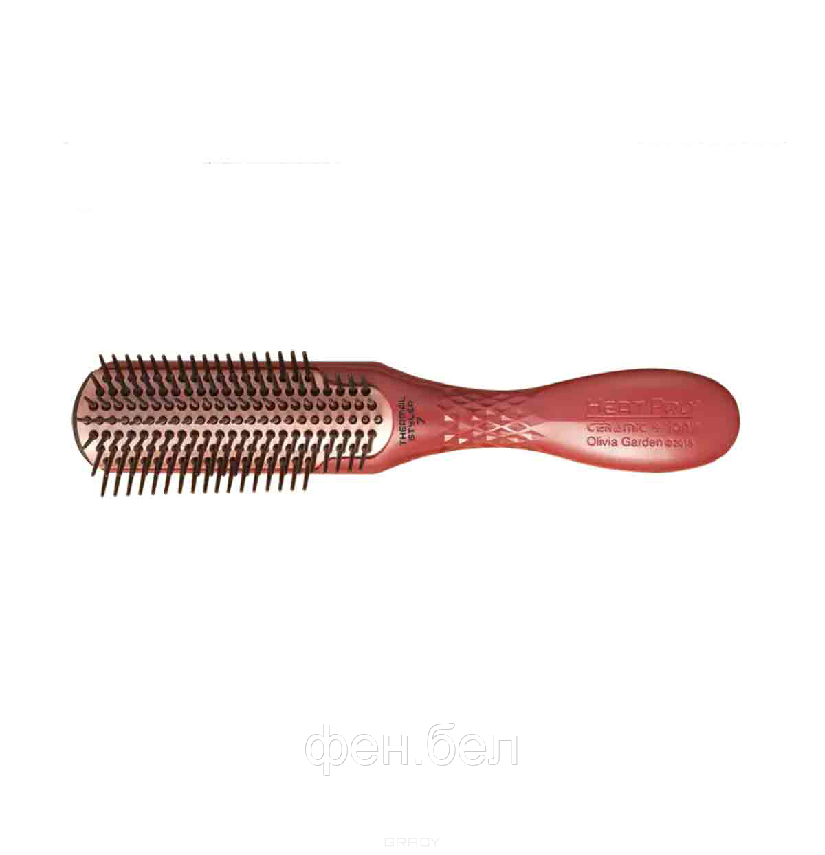 Щетка массажная для волос Olivia Garden THERMAL STYLER Heat Pro 7 рядная - фото 2 - id-p91620004