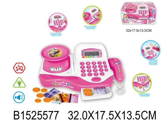 Игрушечный кассовый аппарат Cash Register ( весы, свет, звук)