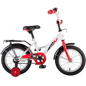 Велосипед детский Novatrack Strike 14" бело-красный