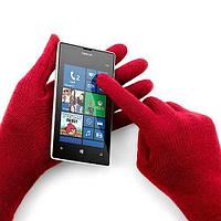 Перчатки iGloves для сенсорных экранов бордовые