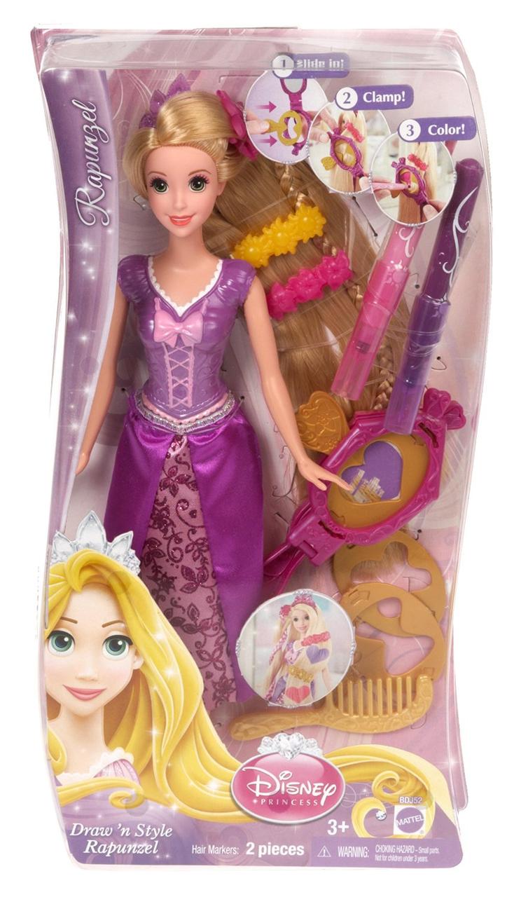 Disney Princess Кукла Рапунцель в наборе с аксессуарами Артикул CJP12 Mattel 29 см