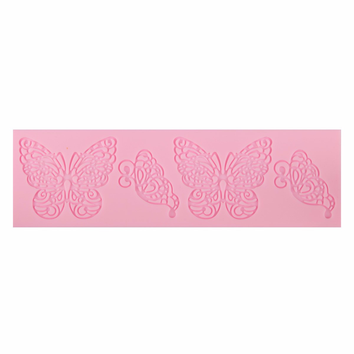 Коврик для айсинга Бабочки (Китай, цвет микс, 190х60 мм) - фото 1 - id-p91686578