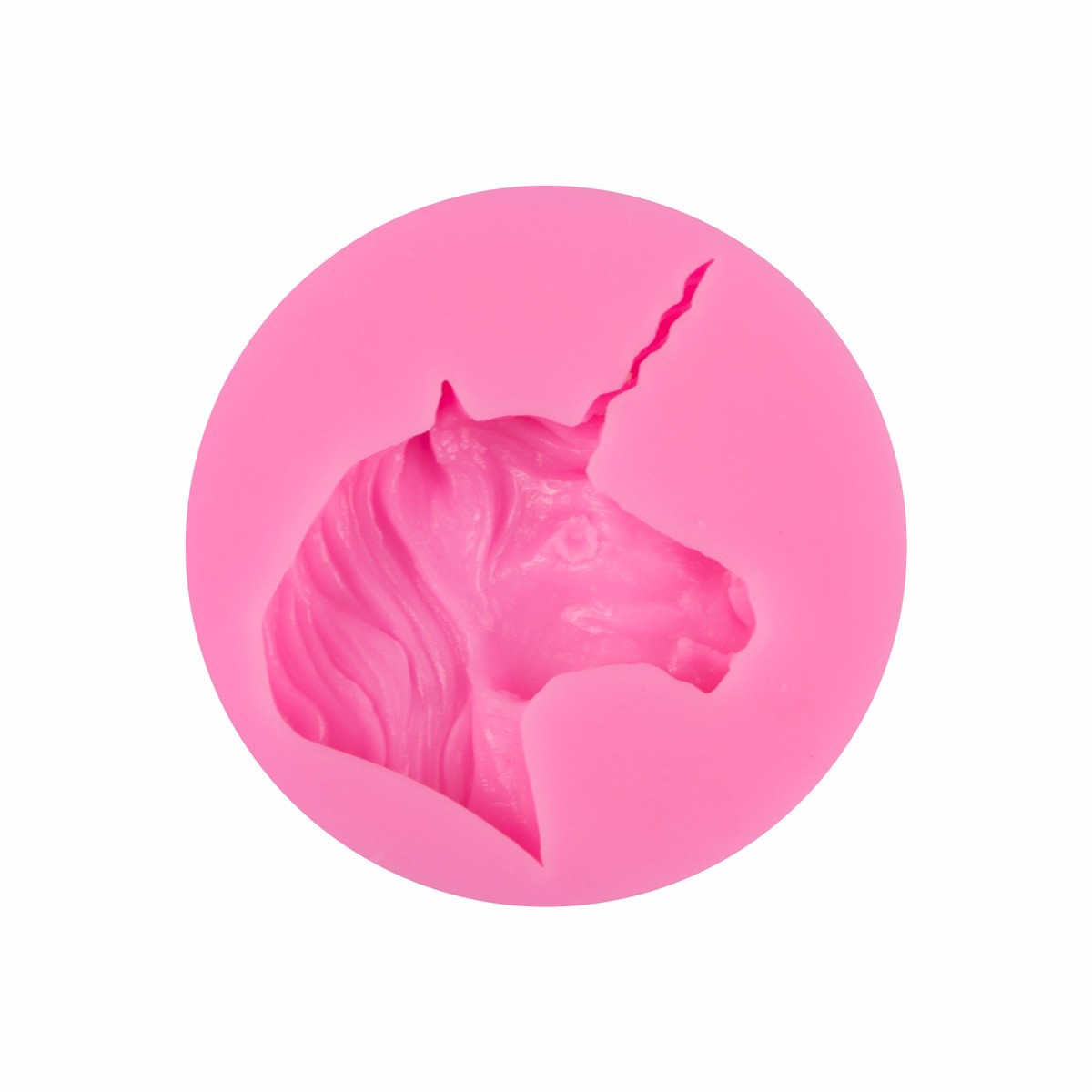 Молд силиконовый Единорог (Китай, розовый, 63х14 мм) - фото 1 - id-p91686987