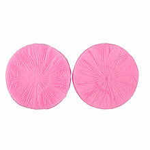 Молд силиконовый Петуния (Китай, розовый, 2 части, 66х15 мм)