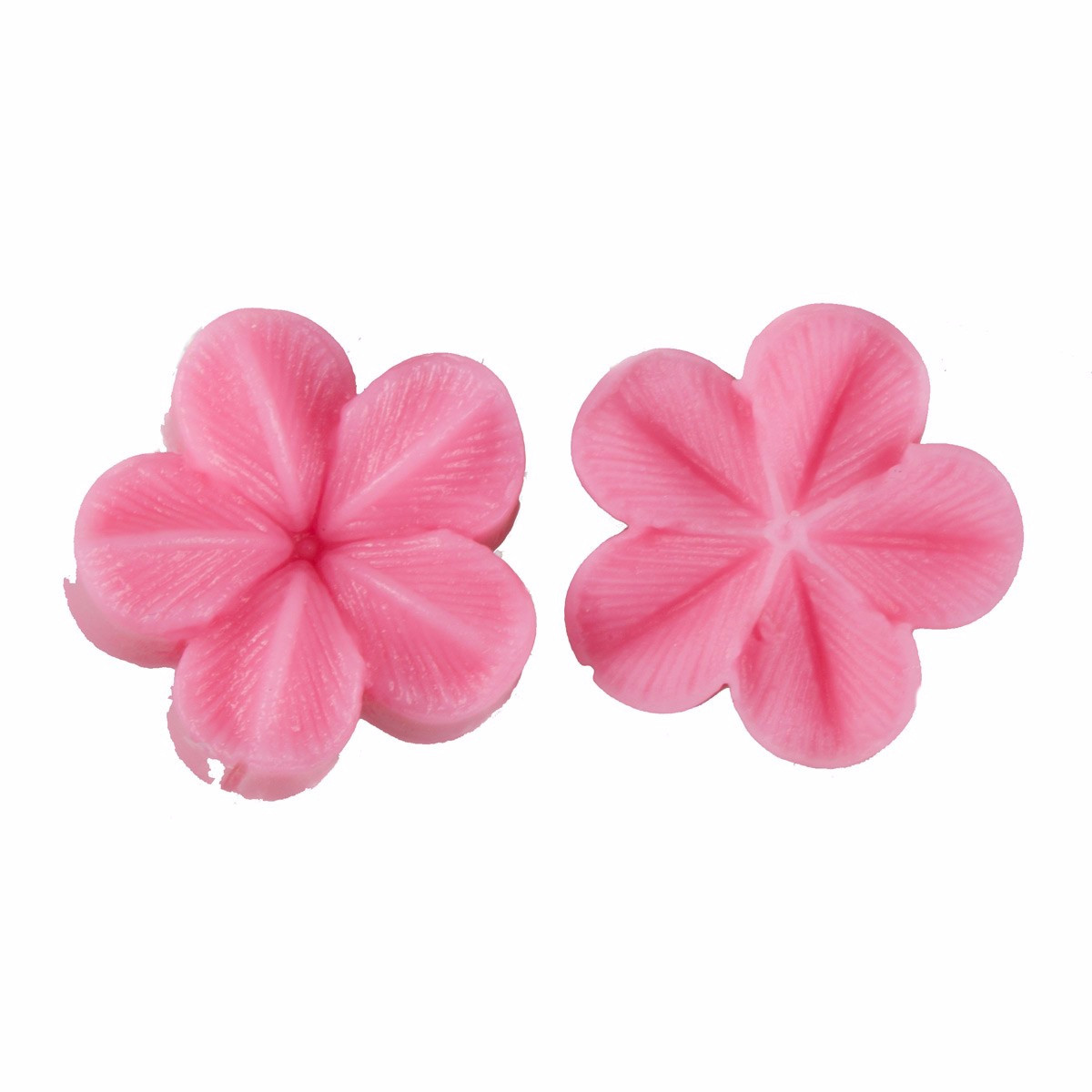 Молд силиконовый Цветок (Китай, розовый, 2 части, 40х29 мм) - фото 1 - id-p91687017
