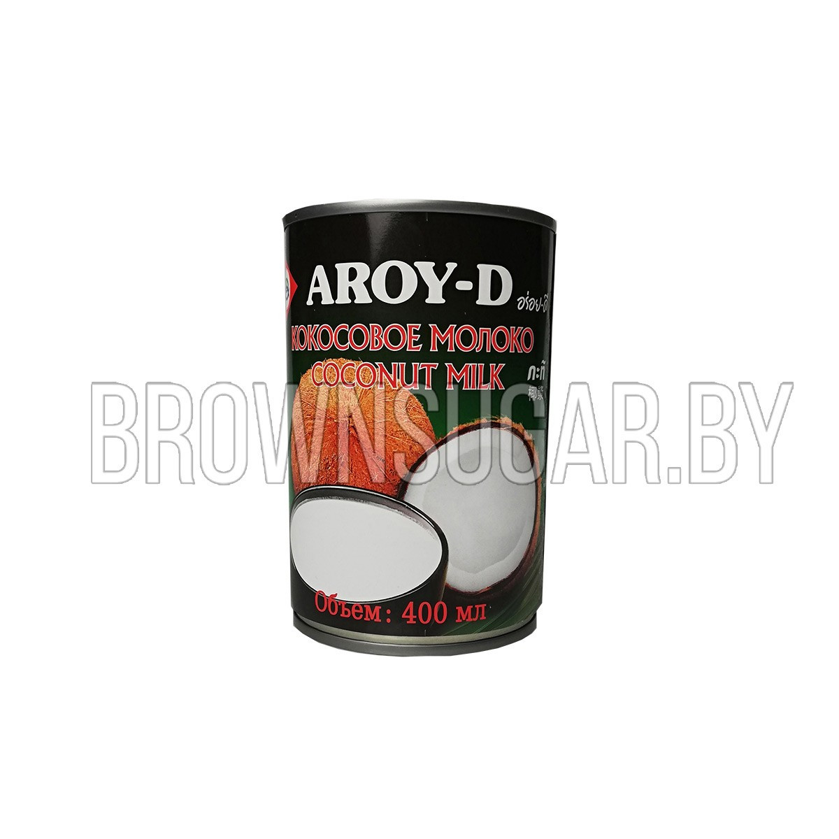 Кокосовое молоко AROY-D,60% (Тайланд, 400 мл) - фото 1 - id-p91687051