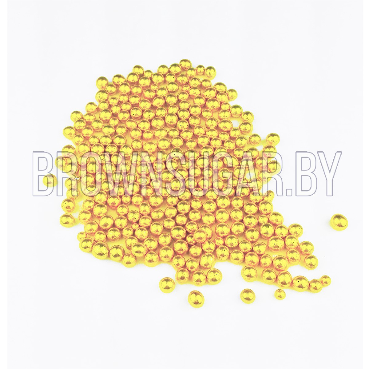 Посыпки Шарики сахаристые Золотые Ambrosio (Италия, d 3 мм, 25 гр)