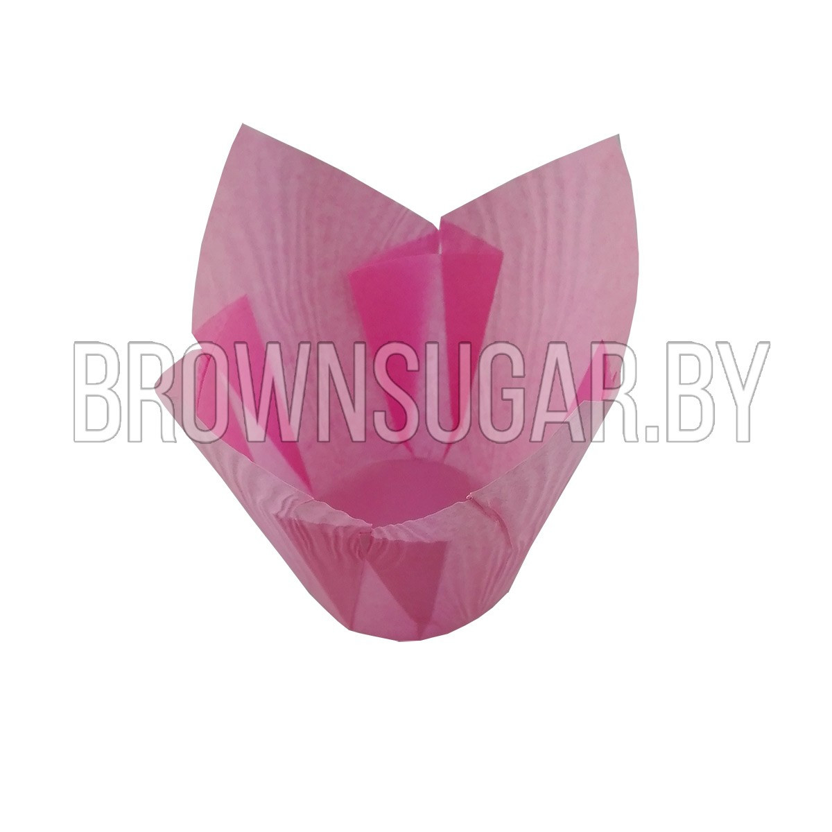 Форма бумажная Тюльпан Ярко-розовый (Россия, 50х80 мм, 10 шт)